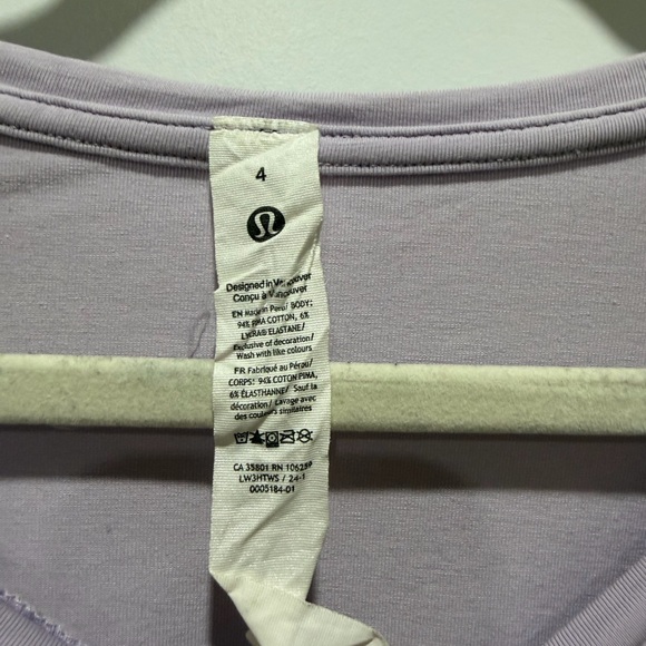 Women's Lavender Lululemon Set - Picture 3 of 4